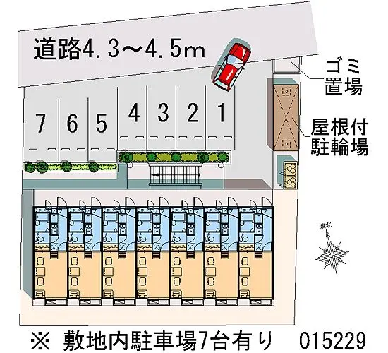 ★手数料０円★厚木市戸田　月極駐車場（LP）